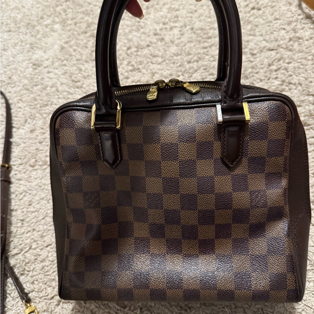 SOLD Louis Vuitton Brown Damier Ebene Satchel